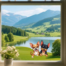 Two Chihuahua Stickers Customizable Personalized for Car windows Refrigerator