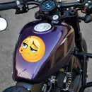 Pouting Face Emoji Stickers Customizable Sunproof for Motorcycle Refrigerator