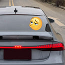 Pouting Face Emoji Stickers Customizable Sunproof for Motorcycle Refrigerator
