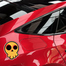 Skull Stickers Customizable Personalized No bubbles for Luggage Laptop Window