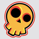 Skull Stickers Customizable Personalized No bubbles for Luggage Laptop Window