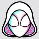 White Spider-Man Sticker Waterproof Self-adhesive for Luggage Refrigerator Wall