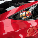 Drift Racing Stickers Personalized No bubbles for Luggage Thermos Refrigerator