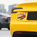 Drift Racing Stickers Personalized No bubbles for Luggage Thermos Refrigerator