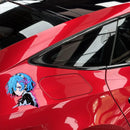 Anime Girl Stickers Sunproof Waterproof Self-adhesive for Thermos Refrigerator