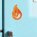 Angry Flames Sticker No bubbles Customizable for Laptop Refrigerator Motorcycle
