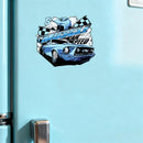 Old-fashioned Sports Car Stickers No bubbles Sunproof for Car windows Motorcycle
