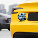 Old-fashioned Sports Car Stickers No bubbles Sunproof for Car windows Motorcycle