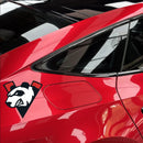 Panda Stickers Self-adhesive Waterproof for Car windows Schoolbag Motorcycle