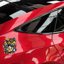 Weird and Wonderful Stickers Vinyl Self-adhesive for Refrigerator Motorcycle