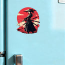 Bushido Girl Stickers Personalized Waterproof for Luggage Refrigerator Window
