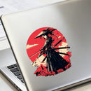 Bushido Girl Stickers Personalized Waterproof for Luggage Refrigerator Window