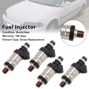 4PCS Fuel Injector 06164-P06-A01 Fit Civic Del Sol 1.5L 1.6L Integra 1.7L 1.8L