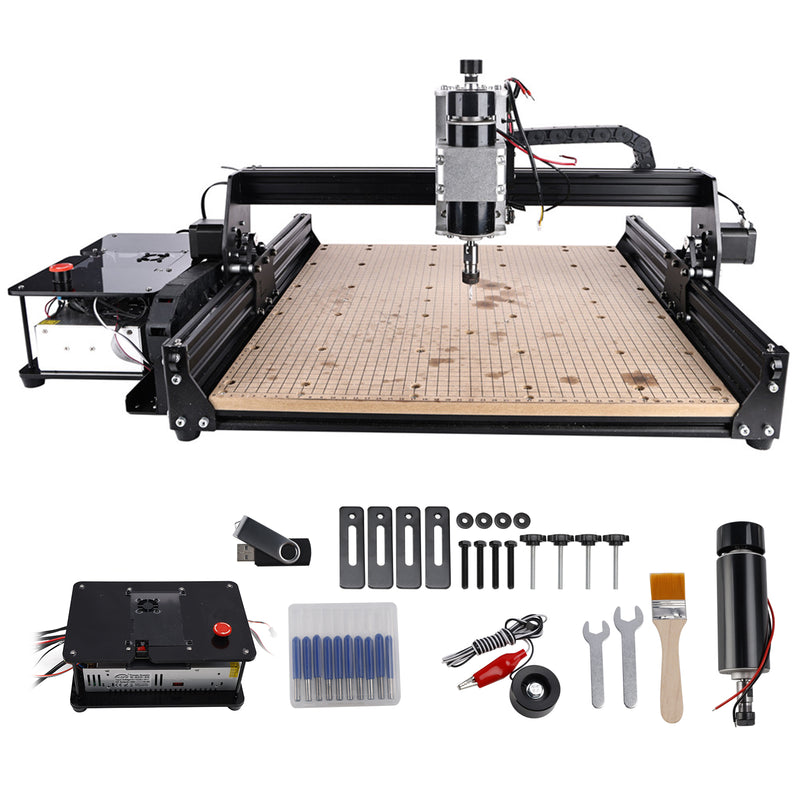 CNC Wood Router Machine 4050 Metal Engraving Machine With 500w Spindle