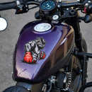 Boxing Bulldog Sticker Customizable Personalized for Luggage Refrigerator Car
