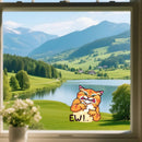 Scared Kitten Sticker Sunproof Personalized for Suitcase Refrigerator Thermos