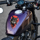 Bloodthirsty Night Wolf Sticker No bubbles Customizable for Thermos Refrigerator