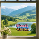 English Graffiti Stickers Waterproof Customizable for Motorcycle Car windows