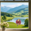 Rock Lightning Sticker Self-adhesive Personalized for Car windows Wall Thermos