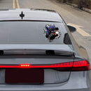 Angry Dinosaur Stickers Customizable Self-adhesive for Car windows Motorcycle