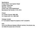 Fuel Injector Repair Seal Rebuild Kit Fit Toyota 3VZE 1988-1995 3.0L Truck