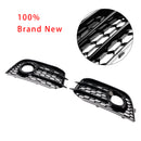 Front Bumper Honeycomb Fog Grille Cover For Audi A1 2010-2014 Black