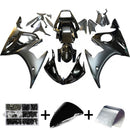 Black ABS Injection Fairing BodyWork Kit For YAMAHA YZF-R6 YZF R6 2005