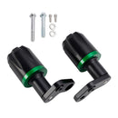 Cnc Anti-Crash Frame Sliders Protector Green For Kawasaki Zx-6R Zx 6R 2024-2025