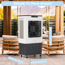 120°Oscillation Swamp Cooler with Remote Control 3 Wind Speeds for Outdoor Indoor Use 16 Gallon Evaporative Cooler 3000CFM Evaporative Air Cooler 24H Timer