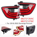 2014-2022 Dodge Durango Left+Right Rear Tail Light Lamp 68272126AC 68272127AC