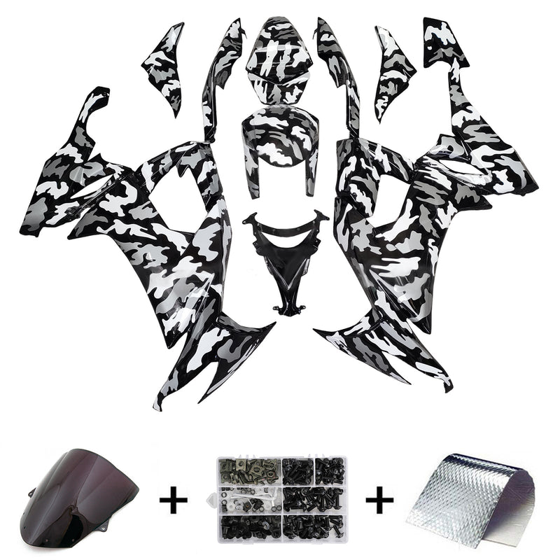 Injection Fairing Kit Bodywork Plastic ABS fit For Kawasaki ZX10R 2008-2010