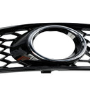 Audi A3 8P 2009-2013 Honeycomb Bumper Front Fog Light Grille Grill Cover