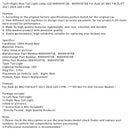 Left+Right Rear Tail Light Lamp LED For Audi Q5 MK2 FACELIFT 2021-2024 LED 5 PIN