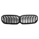 Matte Black Dual Slats Front Kidney Grille For BMW G30 G31 LCI 2021-2024