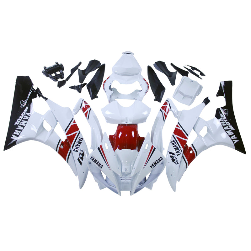 Fairings 2006-2007 Yamaha YZF-R6 White Red Black R6  Generic