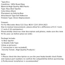 Gloss Black Rear Boot Spoiler For Mercedes-Benz CLS-Class W257 C257 18-23