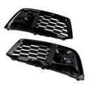 2018-2022 Fit Audi Q5 2PCS Front Bumper Cover Grill Grille Bezel Insert W/ACC