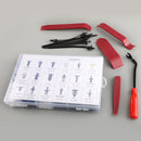 446PCS Fender Door Hood Bumper Trim Clips Body Retainer Assortment&Removal Tool