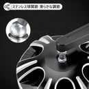 Billet Aluminum 22mm 25mm Round Bar End Mirror For Tracker Superbike Motorcycle