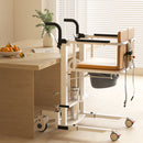 Patient Chair Hydraulic Transferred Lift Wheelchair w/180 Split Seat And Table