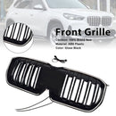 2023-2025 Fit BMW X1 U11 U12 Double Slat Black Front Bumper Kidney Grill Grille
