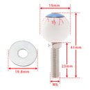 2x Custom Eyeball License Plate Bolt Screw Plastic Motorcycle Chopper Trike