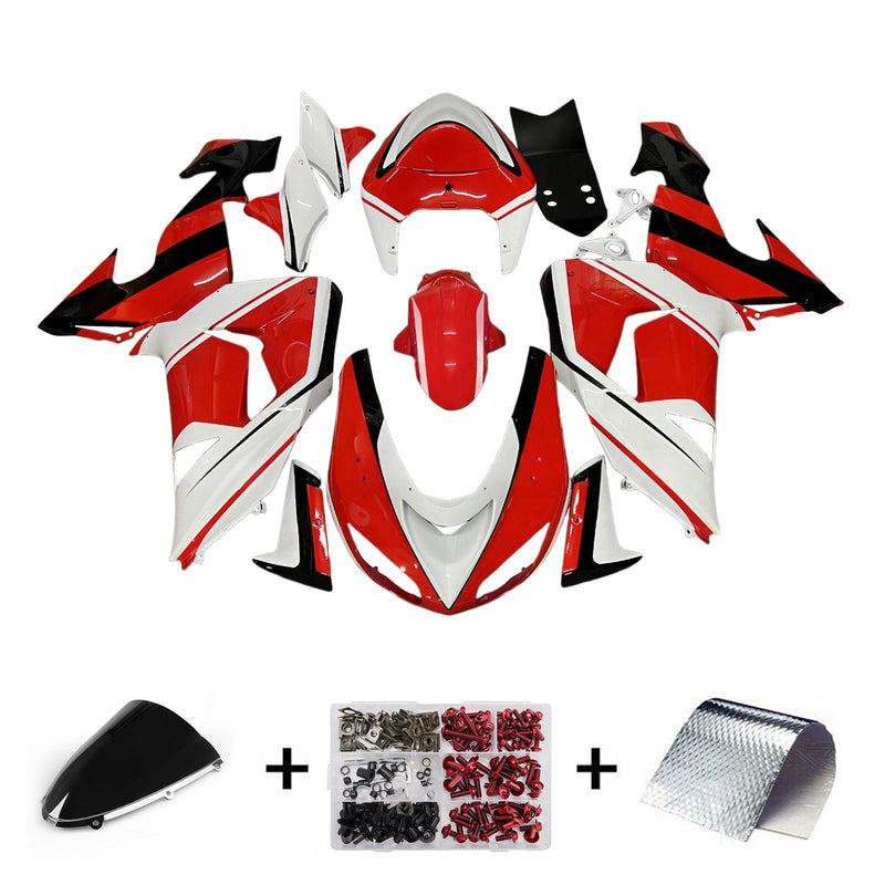 Injection Fairing Kit Bodywork Plastic ABS fit For Kawasaki ZX10R 2006-2007