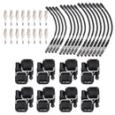 8x Ignition Coil+16xSpark plug +16x Wire Set UF359 For Mercedes-Benz C CL CLK ML Class