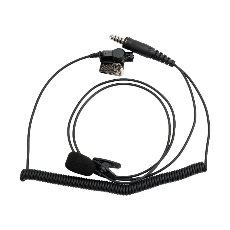 For HYT PD680 PD685 X1E X1P 6-Pin PTT 7.1-A3 Transparent Tube Headset with Mic