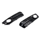 2PCS Front Honeycomb Fog Light Grill 8KD807681 Fit Audi A4 B8 2009-2012