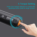 220RPM 38-in-1 Multi-Function 3.6V Electric Screwdriver Set 2000mAh Li-Ion Battery with Charging Base and LED Lighting 4N.m Torque Repair Tool for Electronics Phone Camera Laptop Watch