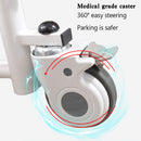 Patient Chair Transferred Lift Wheelchair w/180 Split Seat and Bedpan 440 lb