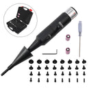 Professional Laser Bore Sight Kit Multiple Caliber Upgraded Red Bore Sighter
