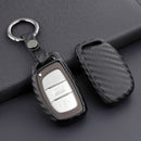 Leather Silicone Car Key Case Cover With Buckle For Hyundai